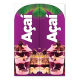 Wind Banner Dupla Face 3mt Completo - Personalizada Açai