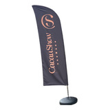 Wind Flag Dupla Face Wind Banner 3 M Kit Completo Cacau Show