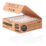 Wire-o Para Encadernação 2x1 A4 Branco 7/8 Para 180fls 24un