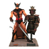 Wolverine Marrom - Marvel Select - Diamond Toys - Sem Juros