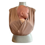 Wrap Sling De Vestir Para Carregar Bebês - Fast Sling Creme
