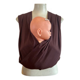 Wrap Sling De Vestir Para Carregar Bebês - Fast Sling Marrom