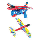 Wuchild Aeromodelo Com Lançador 1:32 Vermelho