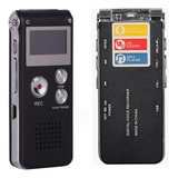 X Gravador De Voz Digital 8gb Mp3 Usb Espião Microfone