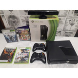 Xbox 360, 2 Controle, 4 Jogos, Kinect, 12x S/juros Original