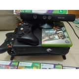 Xbox 360 4gb Kinect Fonte Original  11 Jogos + 1 Brinde