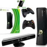 Xbox 360 C/ 2controles, Kineect, Hd,