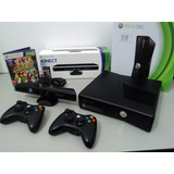 Xbox 360 Slim + 2 Controles
