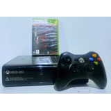 Xbox 360 Slim Bloqueado Completo Controle