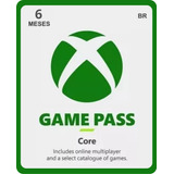 Xbox Game Pass Core 6 Meses