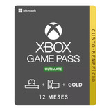 Xbox Game Pass Ultimate 12 Meses(leia