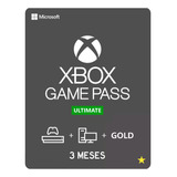 Xbox Game Pass Ultimate 3 Meses - 25 Dígitos Xbox S, X, One