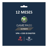 Xbox Game Pass Ultimate Assinatura 12