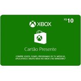 Xbox Giftcard Microsoft Xbox - 10 Reais | Imediato