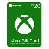 Xbox Live Cartão R$ 20,00 Reais