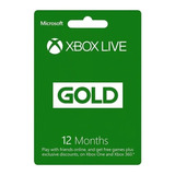 Xbox Live Gold 12 Meses -