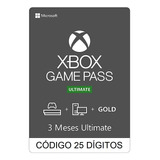 Xbox Live Gold + Game Pass Ultimate Código 3 Meses