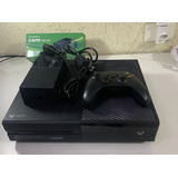 Xbox One 500gb (usado) + Fonte D Energia Original (novo) + 1x Controle Original Da Nova Geração (novo) 