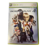 Xbox360 Dead Or Alive4 Usado Doa4