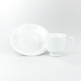 Xícara Café Com Pires 80 Ml Porcelana Schmidt - Dec. Noiva