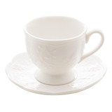 Xícara De Café Lyor Butterfly Flower De Porcelana 100ml