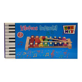 Xilofone Infantil Brinquedo Musical Com 8