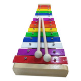 Xilofone Infantil De Metal Com 15 Notas, Xilofone Com 2