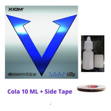 Xiom Vega Europe - Borracha Para Tênis De Mesa + Cola 10 Ml.