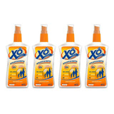 Xô Inseto 4x Repelente Contra Mosquitos Dengue Spray 200ml