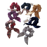 Xuxinha Frufru Scrunchie Rabicó Cabelo Cetim Laço Bmq