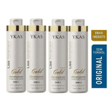 Ykas Gold Liss Treatment Escova Progressiva 2kits + Brinde! 