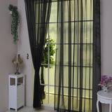 Z 1 Peça De Cor Pura, Tule, Porta, Janela, Cortina, Painel D