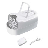 Z Máquina De Fazer Bolhas Elétrica, Palco Portátil, Branco