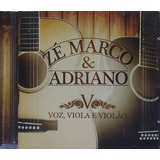Zé Marco E Adriano Voz,viola In Pb Cd Original Novo