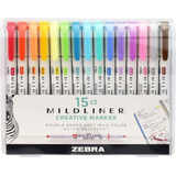 Zebra | 78115 | 15 Canetas | Mildliner | Creative Marker