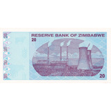 Zimbabue - 20 Dólares De