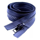 Zíper Para Jaquetas Extra Grosso Double - Azul Marinho 55cm