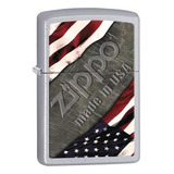 Zippo - Isqueiro Bandeira Americana Com