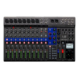 Zoom Mixer Livetrak L-12 L12 Mesa Gravador Digital Interface