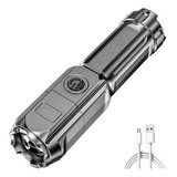 Zoom Retrátil Levou Forte Foco Lanterna Militar