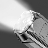 Zoom Retrátil Levou Luz Forte Foco Lanterna 2pcs