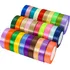 A 10 Rolos De Fita De Cetim De 2 Cm X 22 Metros Cores
