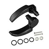 A Absopro Kit De Trava De Bolsa De Selim De Motocicleta Para Harley-davidson Road King Road Glide Cvo 2014-2019 Alavanca De Alavanca De Elevação De Alforje Preta Item De Substituição