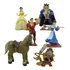 A Bela E A Fera Princesas Disney Miniatura 6pcs Beauty Beast