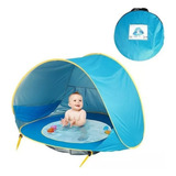 A  Capa Uv Para Piscina De Praia Baby Minnie Encaixada Na