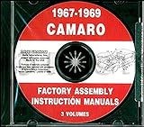 A Must For Owners, Mechanics And Restorers - The 1967 1968 1969 Chevy Camaro Factory Assembly Instruction Manual Cd. Includes: Rs, Ss And Z/28. Chevrolet 67 68 69
