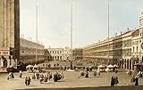 A Praça De São Marcos Olhando Para Igreja De San Geminiano Veneza Itália 1735 Pintura De Canaletto Na Tela Em Vários Tamanhos (55 Cm X 35 Cm Tamanho Da Imagem)