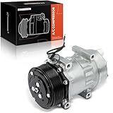 A-premium Compressor De Ar Condicionado Ac Com Embreagem Compatível Com Ford F-650 F650 2004-2013/2015, F-750 F750 2004-2013/2015