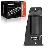 A-premium Maçaneta Externa Traseira Do Passageiro Com Fechadura Compatível Com Chevrolet Silverado 1500/1500 Classic/2500/2500 Hd/2500 Hd Classic E Gmc Sierra 1500 Picape Cabine Estendida, Preto