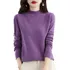 A Suéter Feminino Cashmere Gola Alta 100% Lã Merino Inverno